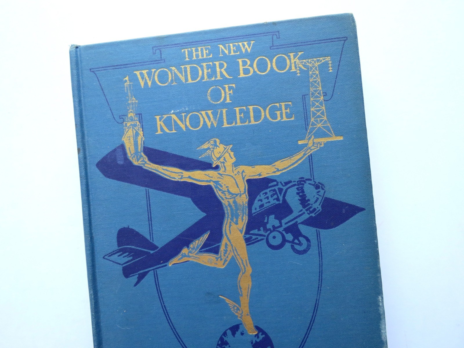 The New Wonder Book of Knowledge Book Antique 1931 Encyclopedia Plates Photos