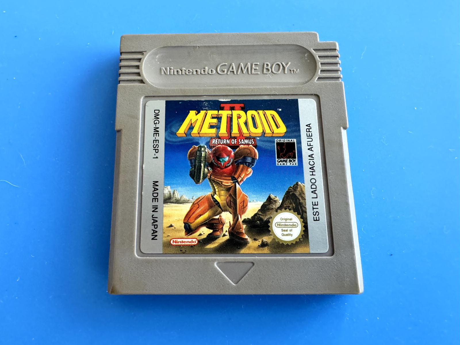 Metroid II Return of Samus Game Boy Nintendo PAL España In