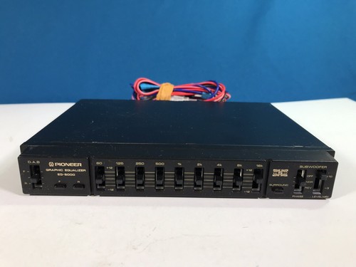 Pioneer 9 Band Graphic Equalizer Model EQ-5000 Car Audio Vintage Electronics