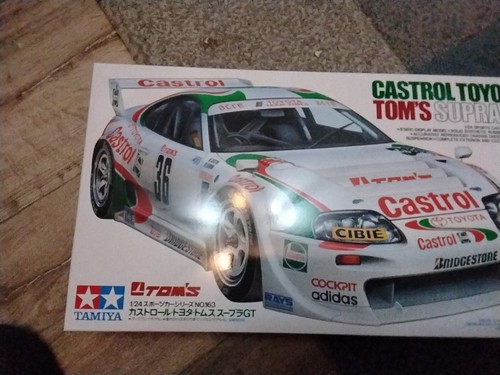 TAMIYA 24163 Castrol Toyota Tom's Supra GT 1:24 Car Model