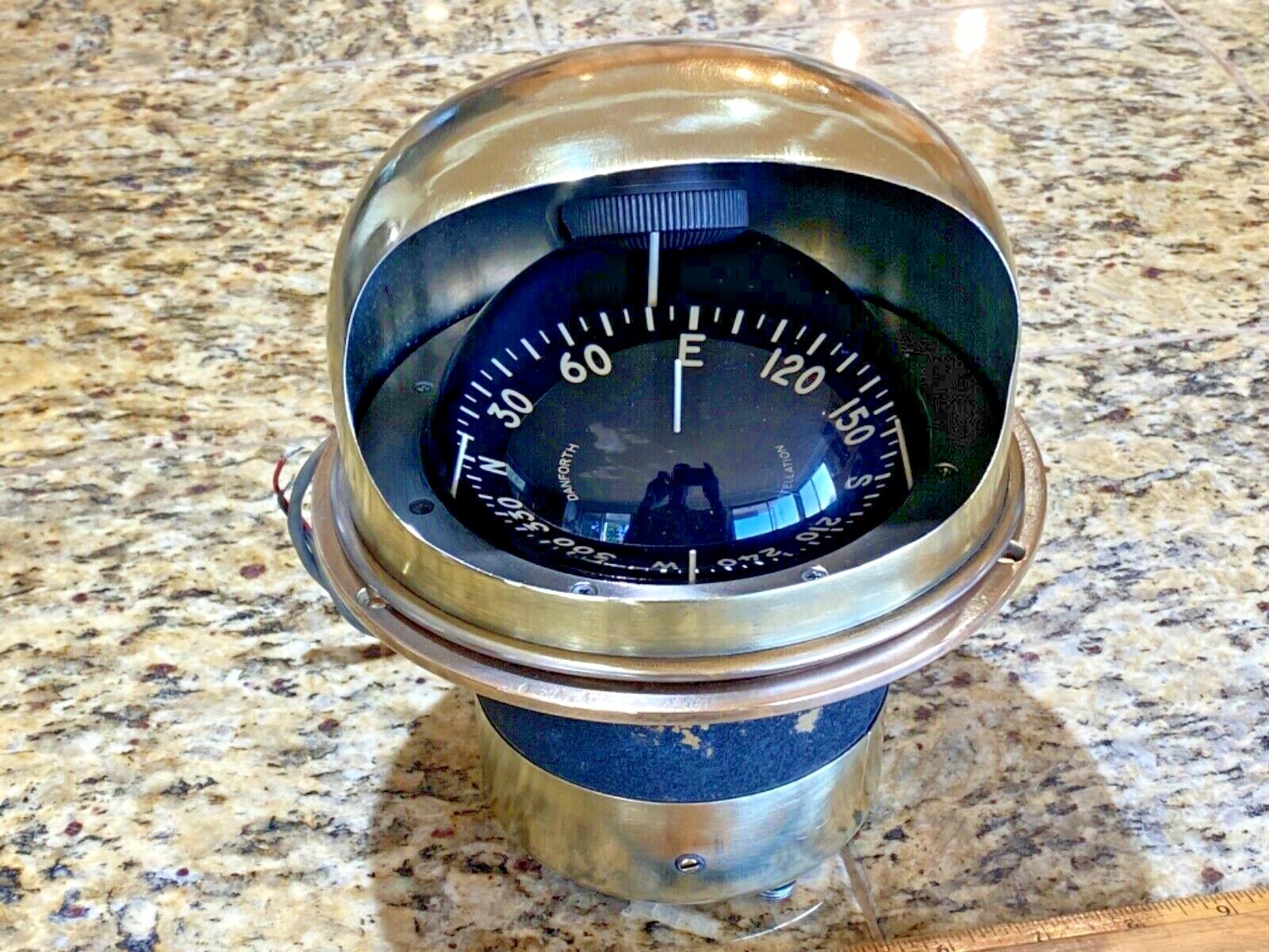 Vintage Danforth 5" Constellation Compass Flush/dash/binnacle Mt. W