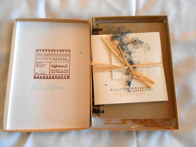 ALLISON MOORER Alabama Song CD and Journal Promotional Package