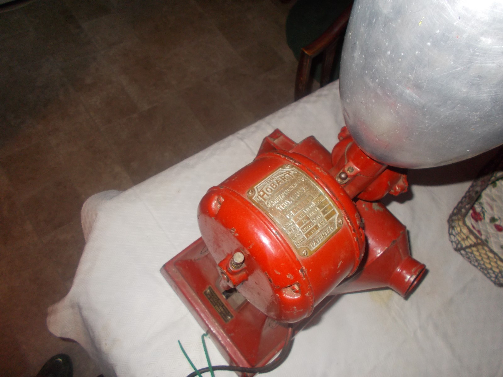 Antique Country Store Hobart Electric Coffee Grinder  WORKS FINE