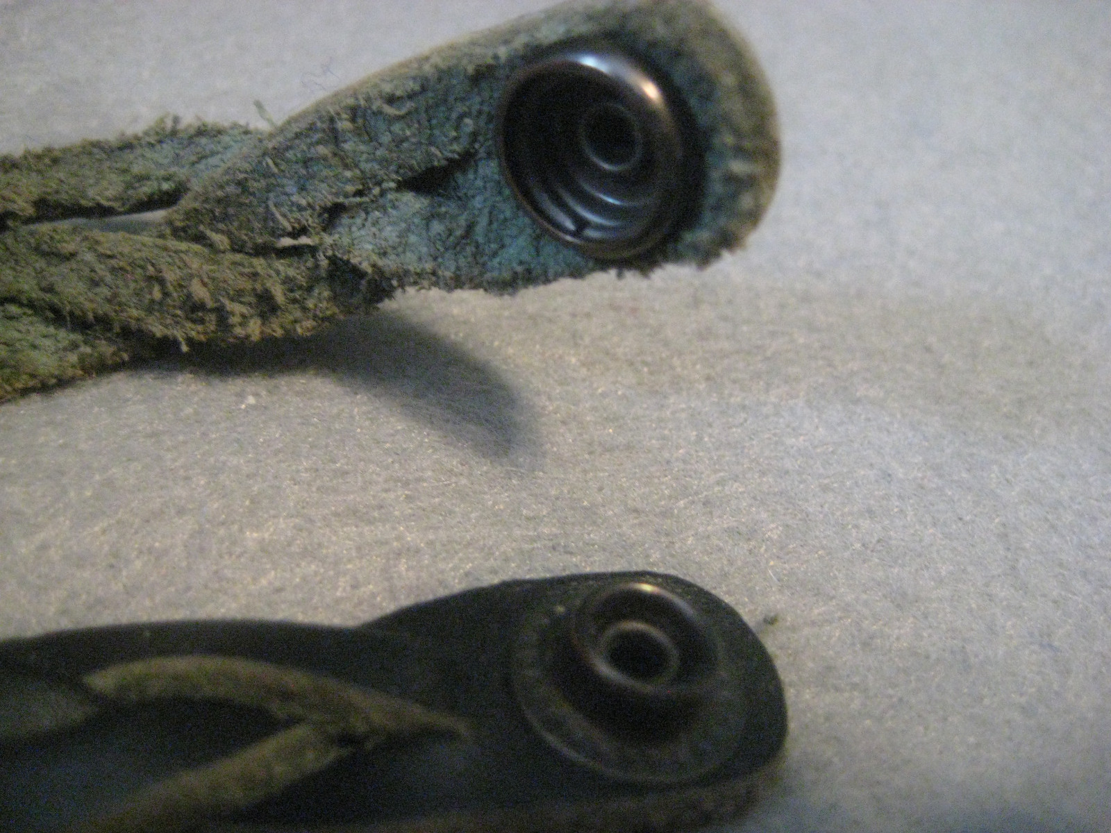 JAMIE name ID leather BRACELET handmade braided with snap vintage black 7