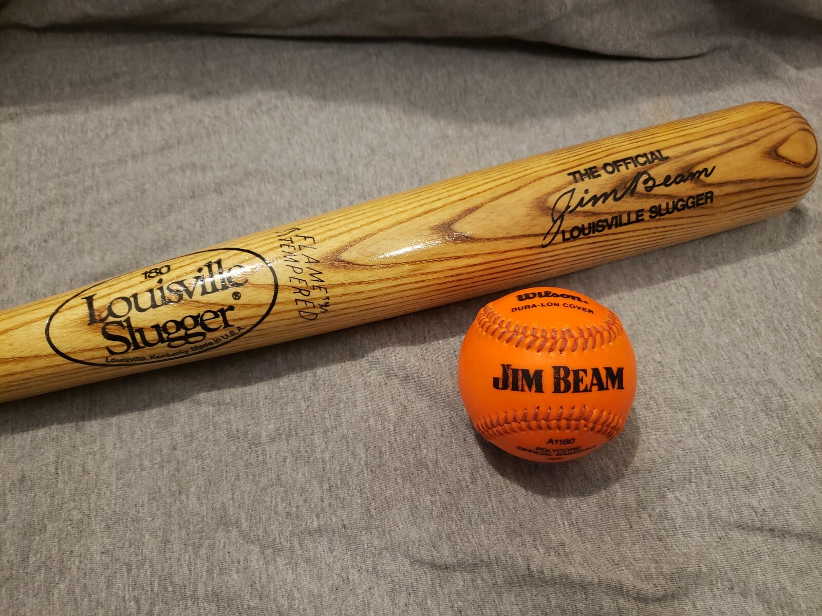 Jim Beam 180 Louisville Slugger No. 4 Rare Baseball Bat and