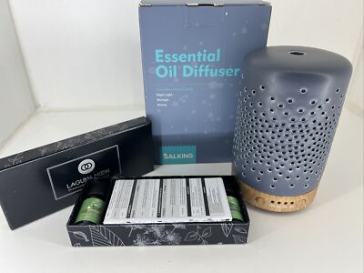 SALKING Stone Essential Oil DiffuserCeramic Diffuser Aromatherapy Diffuser w/ oi