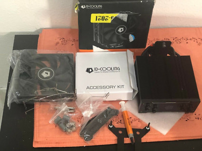 ID-COOLING SE-224-XT Black CPU Cooler AM4 CPU Cooler 4 Heatpipes CPU Air Cooler