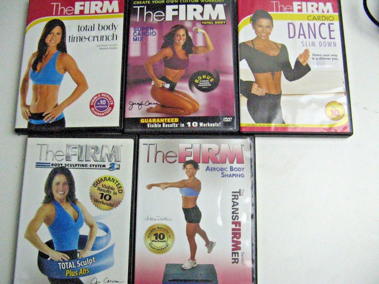 Lot of 15 Workout DVD's - The Firm - Cardio Weight Loss and Tone Mix