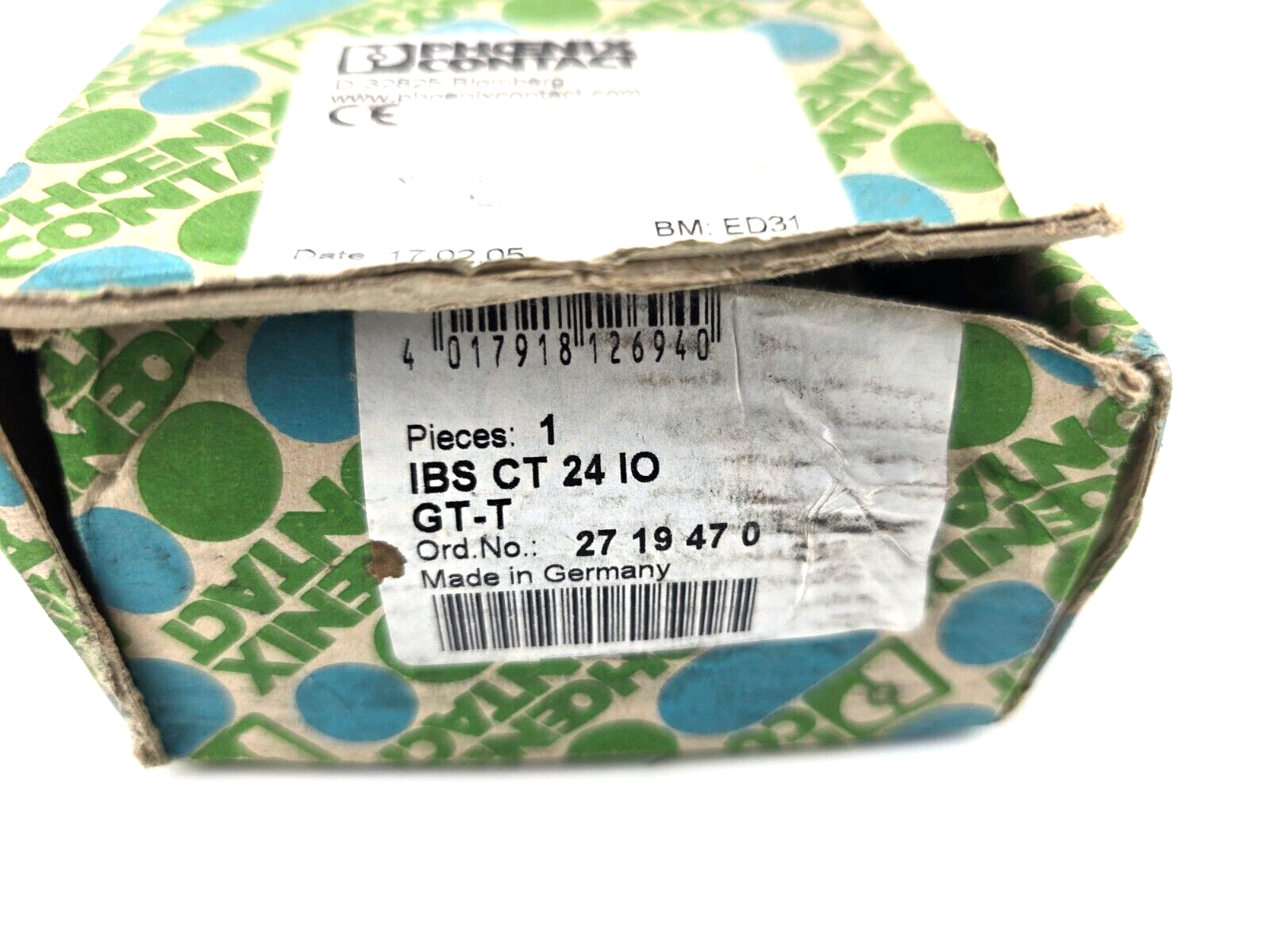 NEW Phoenix Contact Coupling Module IBS CT 24 IO GT-T 2719470 Interbus