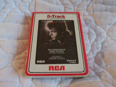 RICK SPRINGFIELD HARD TO HOLD SEALED 8 TRACK NEW PETER GABRIEL GRAHAM PARKER