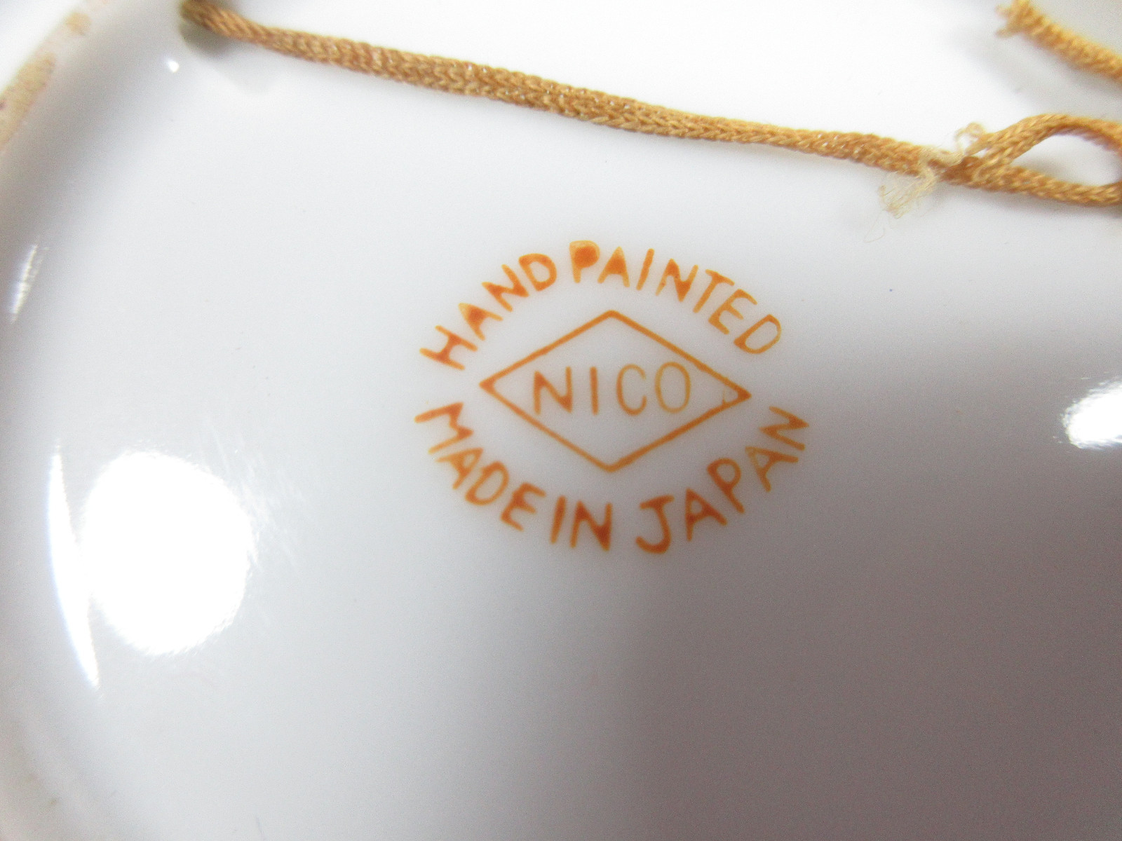 VINTAGE LAS VEGAS NEVADA GOLDEN NUGGET CASINO NICO HANDPAINTED MINI CERAMIC DISH