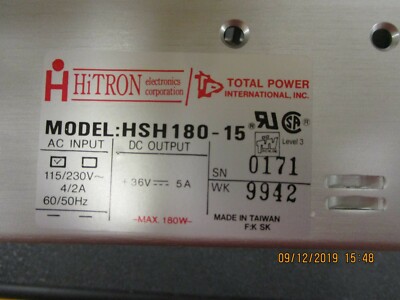 Hitron - HSH180-15 - Power Supply