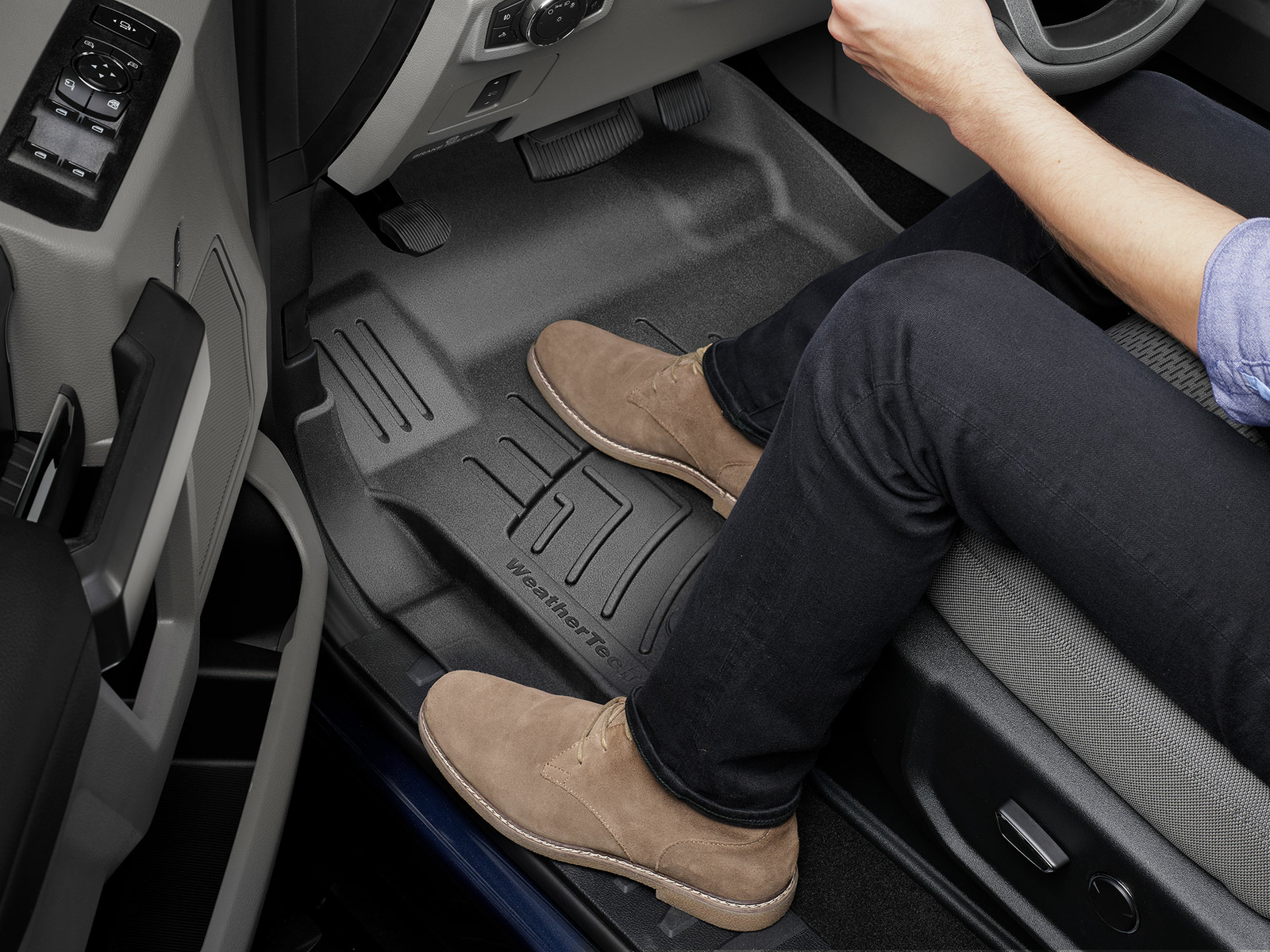 WeatherTech Custom 3D Floor Mats for Ford Explorer 20172019 1st Row