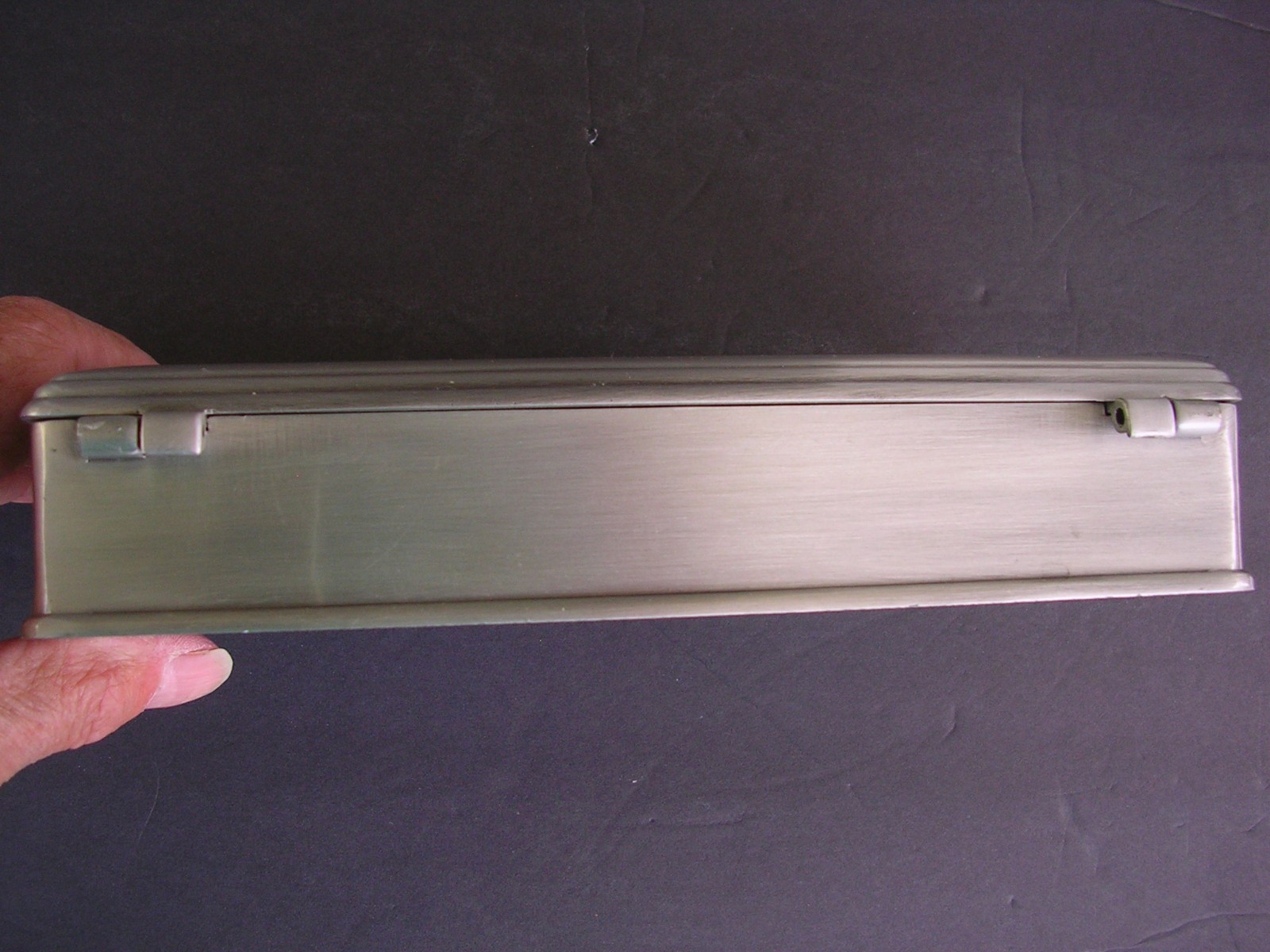 WEDDING VIDEO BOX PEWTER MEMORABILIA KEEPSAKE BELLS & FLOWERS ENGRAVABLE NO BOX