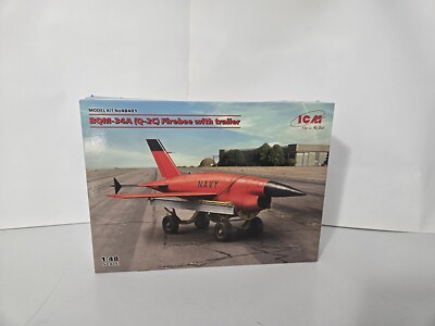ICM 1-48 BQM-34A (Q-2C) Firebee With Trailer Sealed New Nice