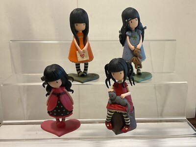 Gorjuss 4 x Figur in Top Gift Box Santoro London 2015 komplett Set