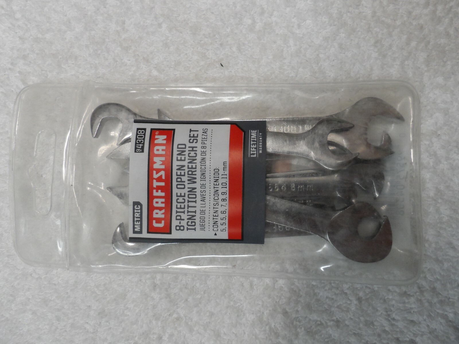 Craftsman Metric Mm "midget" Open End Ignition Wrench Set 8 Pcs Part