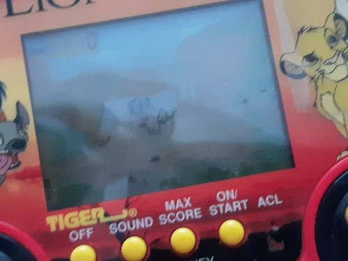 Tiger Electronic Hand held Game - Disney's The Lion King 1990 Tested