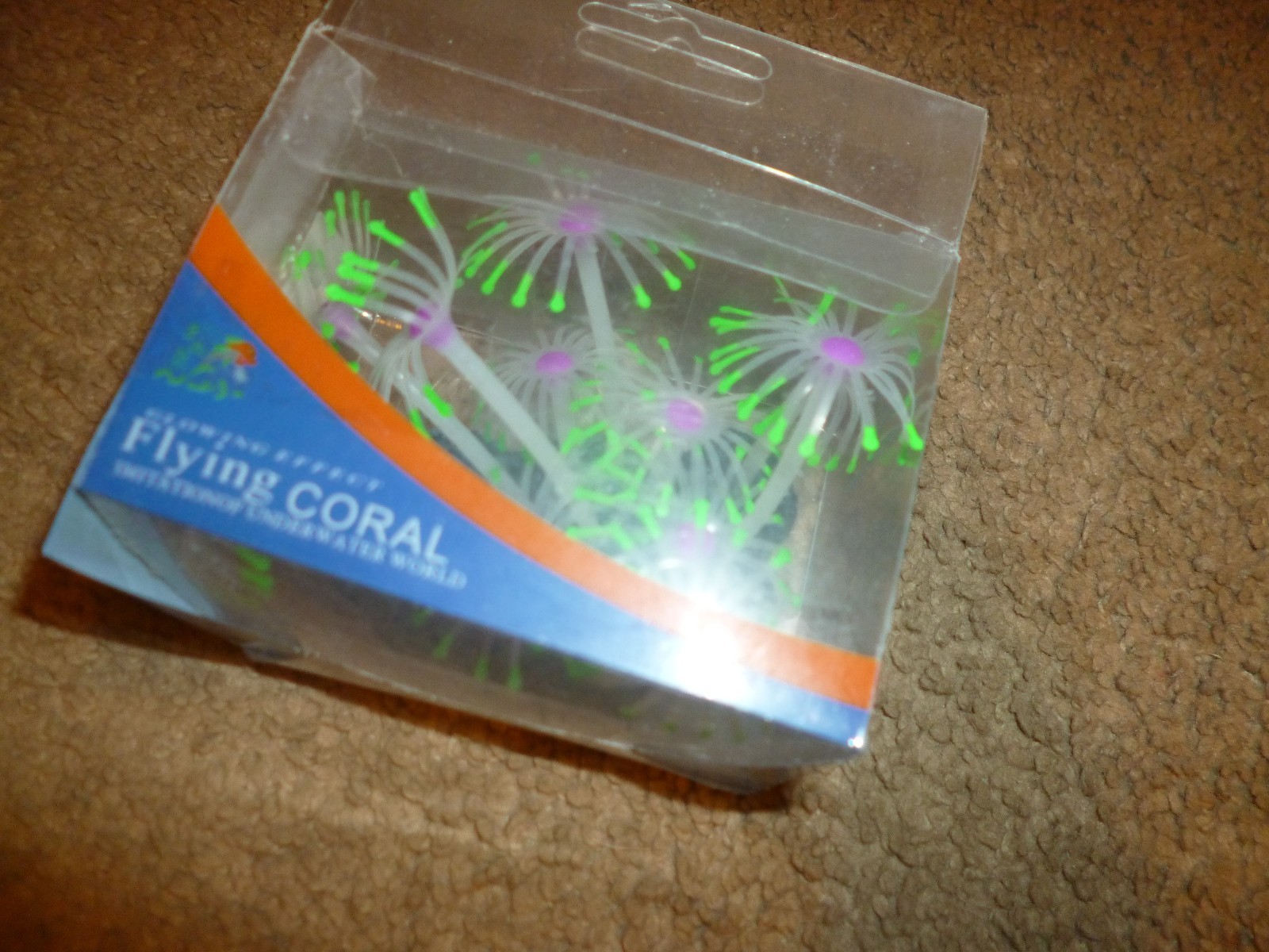 Flying Coral Glowing Effect Imitation Of Underwater World Aquarium