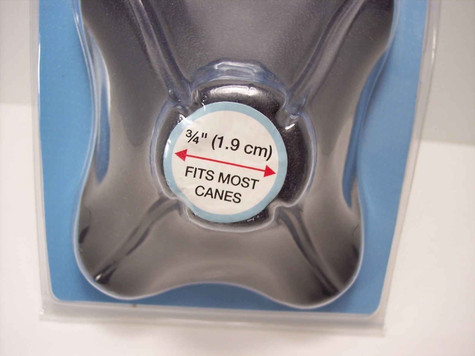 Heavy Duty Universal Self Standing Quad Base Support Cane Tip Full Range Motion