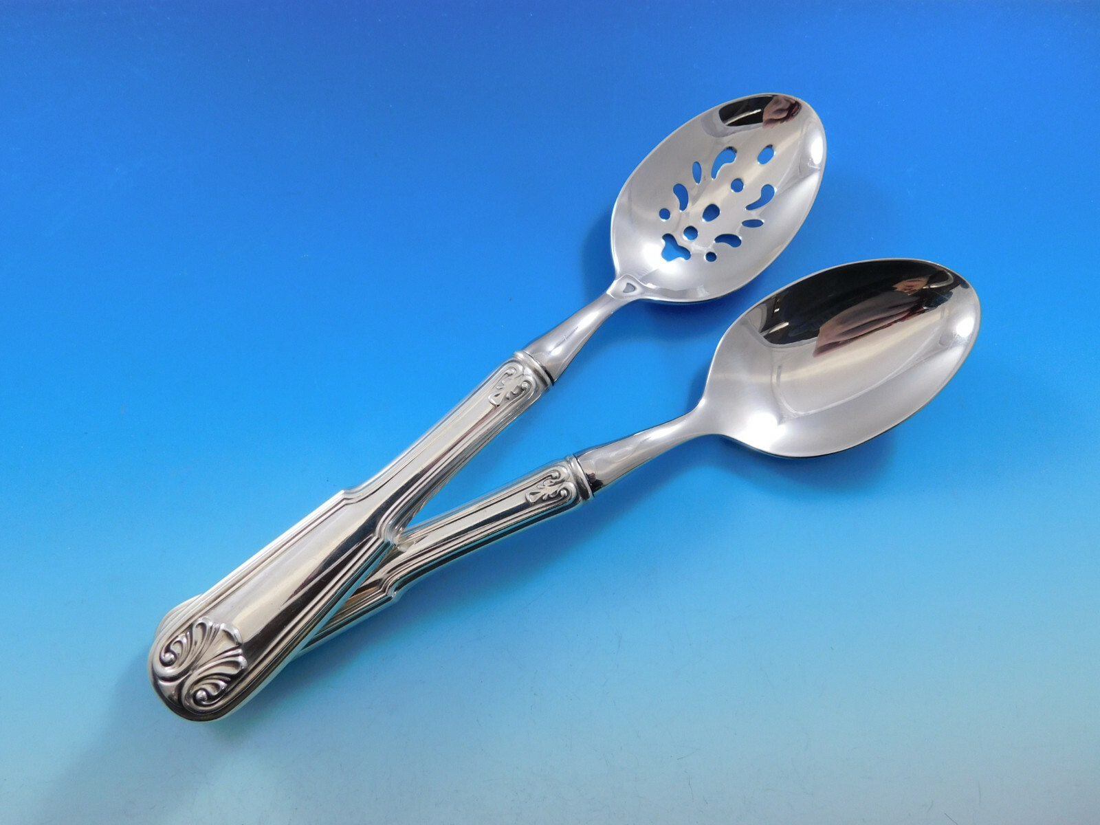 Gorham Sterling Shell AKA Hampton Sterling Silver Flatware Set Service 45 pcs eBay