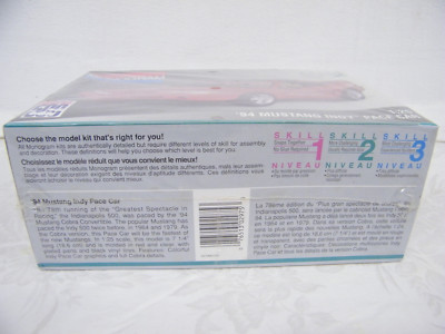 NEW Monogram 94 Mustang Indy Pace Car Model