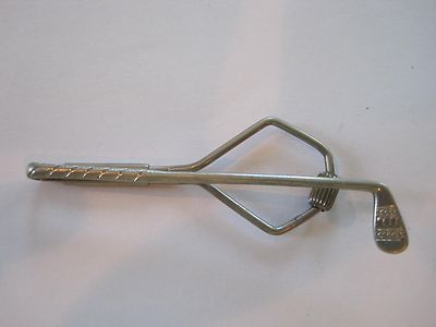 Swank Golf Club Keychain Silver Tone 2.5