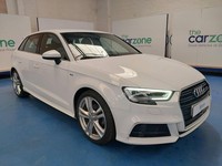 2018 Audi A3 1.0 TFSI 30 S line Sportback Euro 6 (s/s) 5dr HATCHBACK Petrol Manu