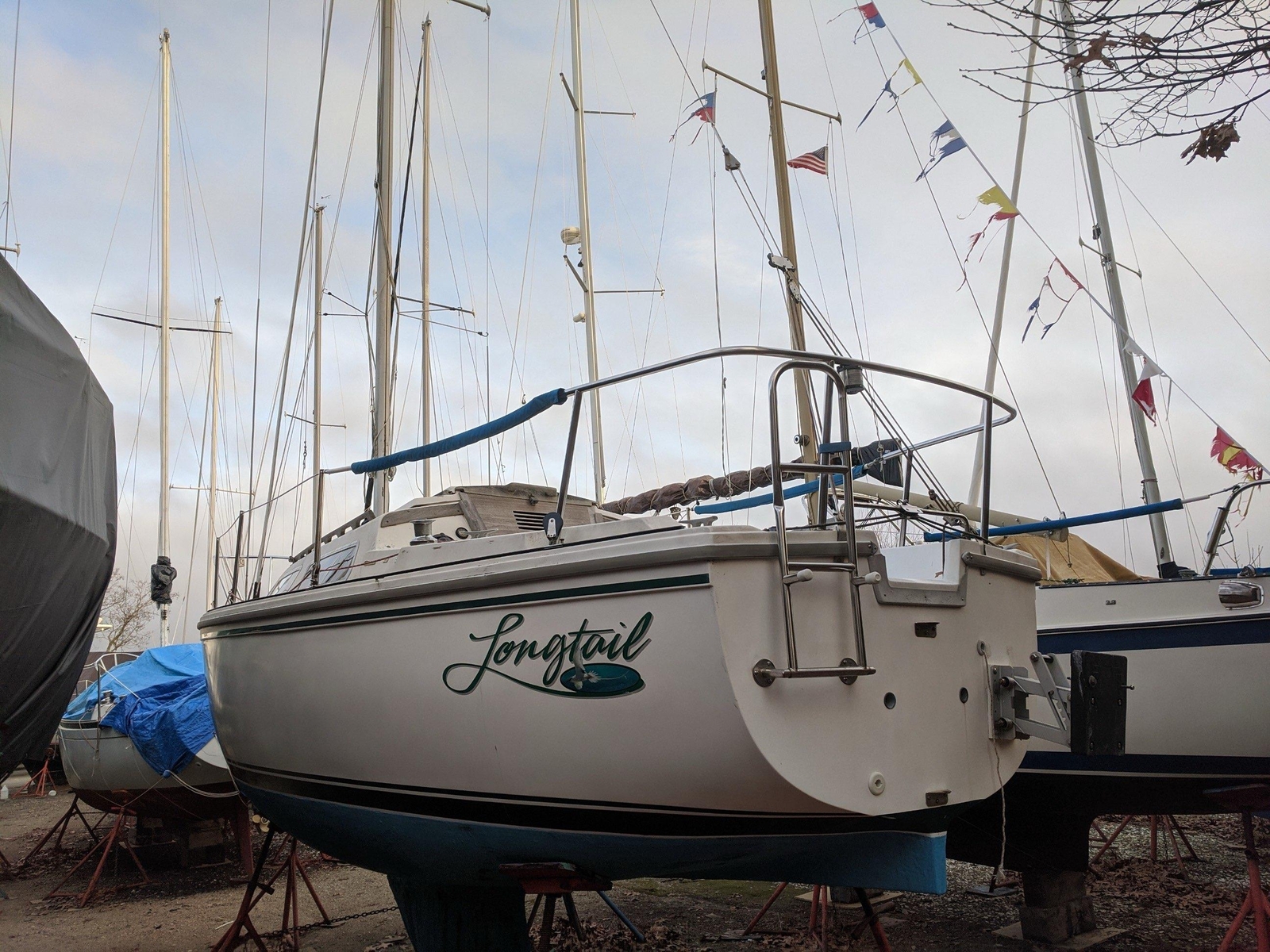 1983 Catalina 25' Boat Located In Wareham, Ma No Trailer Used