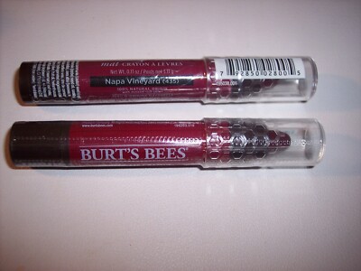 2 of Burt's Bees Matte Lip Crayon Napa Vineyard #435 SEALED SHELFPULLS G4
