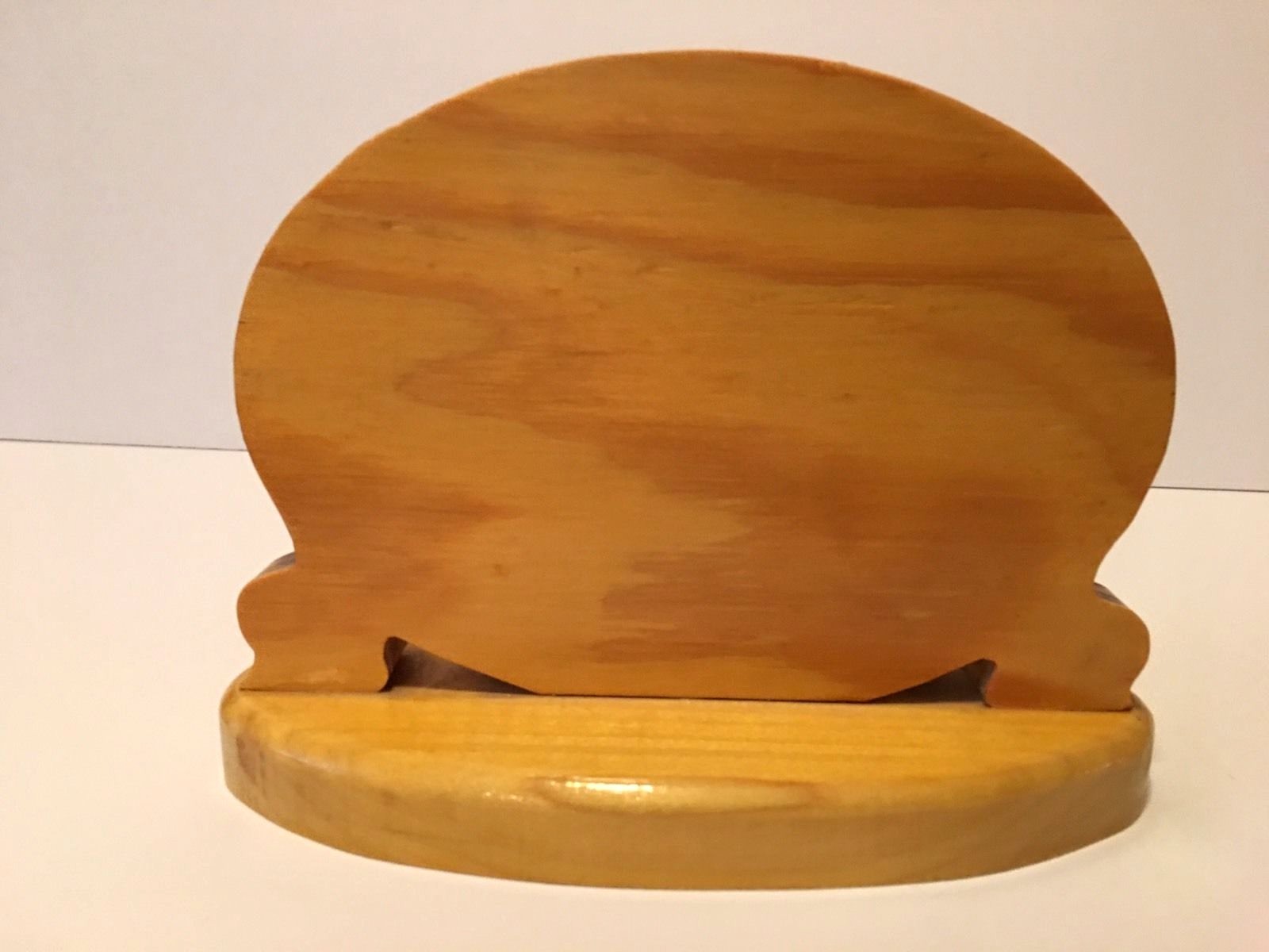 Wooden Handcrafted Fly Fishing Scene Mantle/Desktop Clock