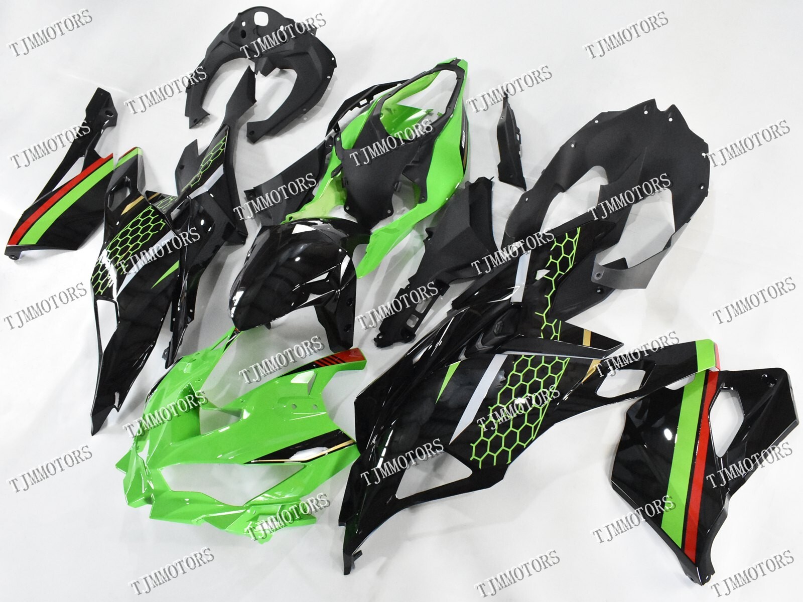 For Ninja ZX-25R 2020 2021 Black Green ABS Injection Mold