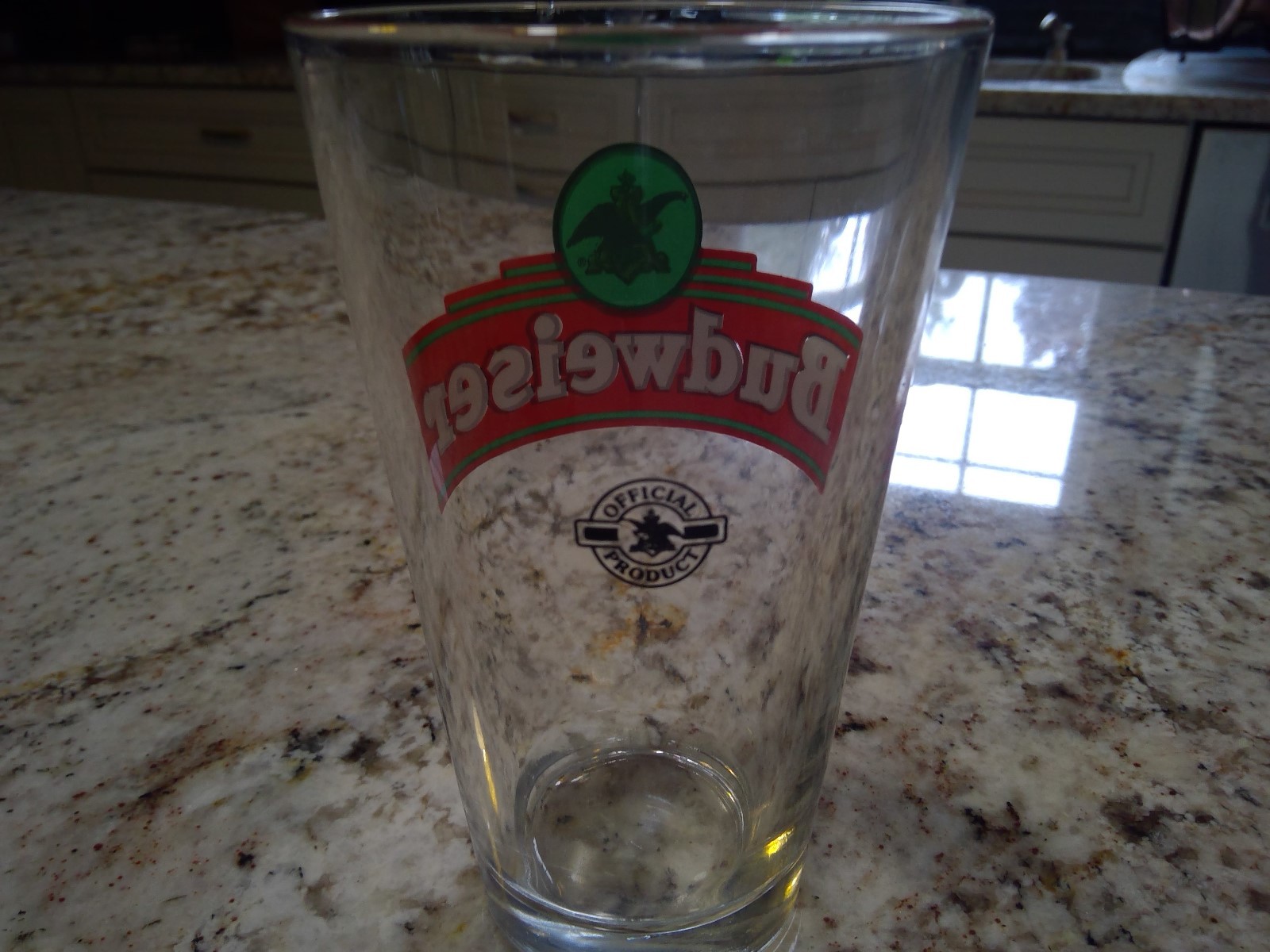 Vintage Budweiser Beer Glass – Beautiful OFFICIAL PRODUCT A Eagle American