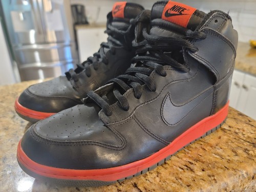 Nike Dunk High Red Black Men's Size 12 344648 002 SB Dunks