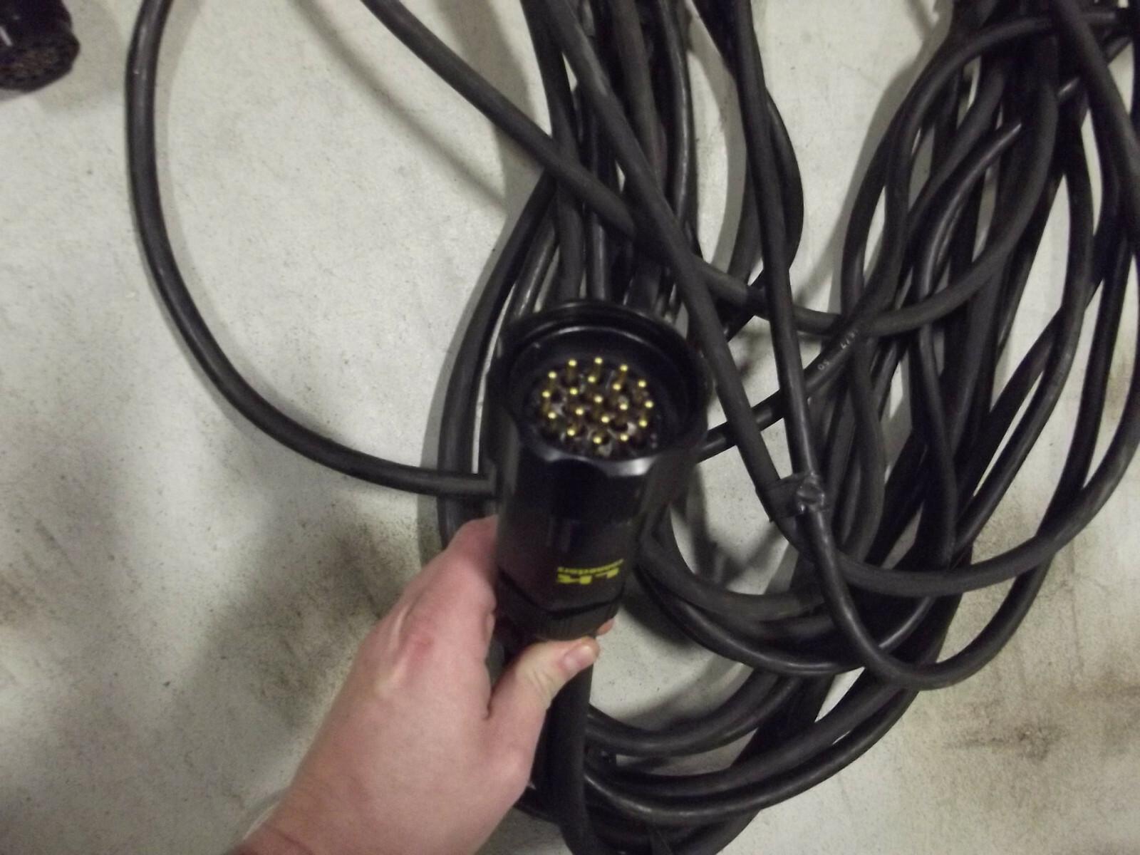 50' Multi Cable 19 gold pin LK Brand Socapex Style Connectors