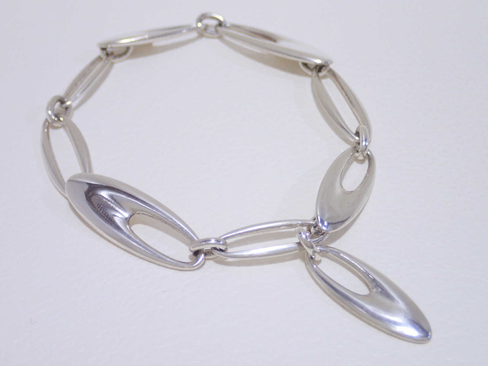 GEORG JENSEN #500 sterling silver Zephyr bracelet 7.5
