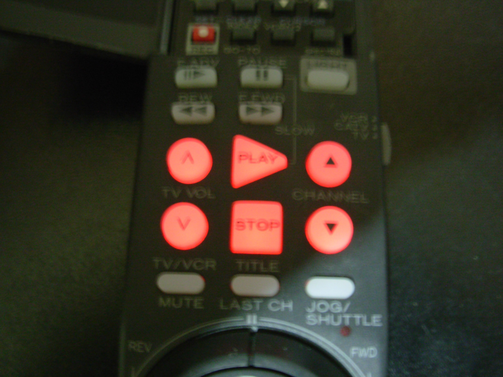 Hitachi VT-RM772A Remote Control