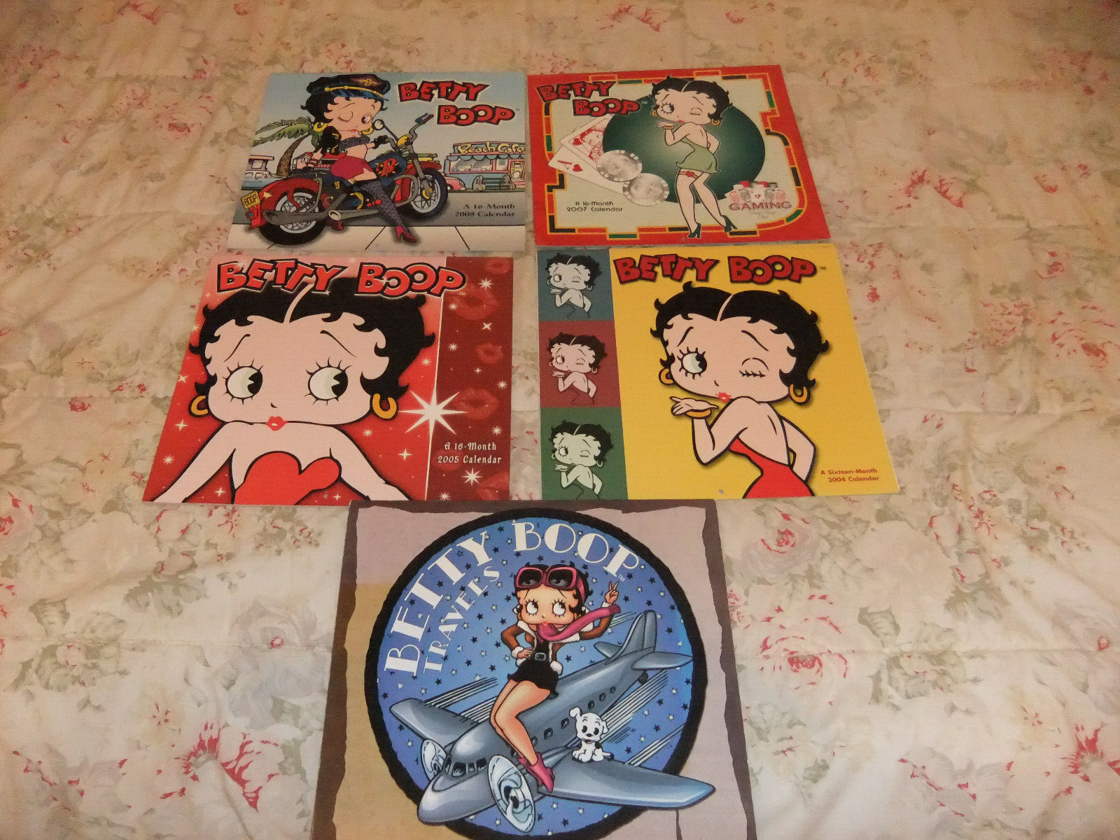 Vintage LOT OF 5 King Features Betty Boop A Sixteen-Month