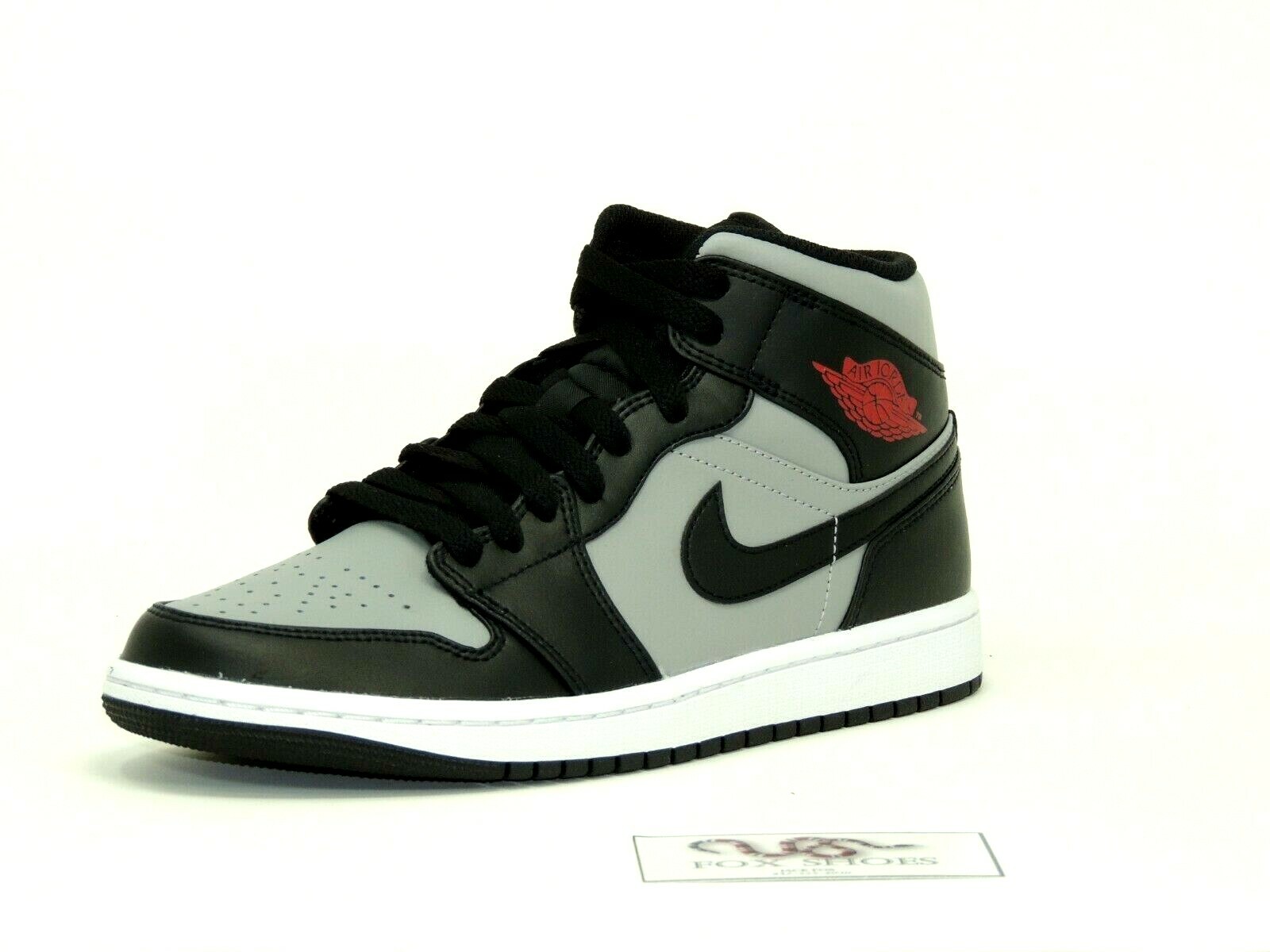 air jordan 1 mid black particle grey