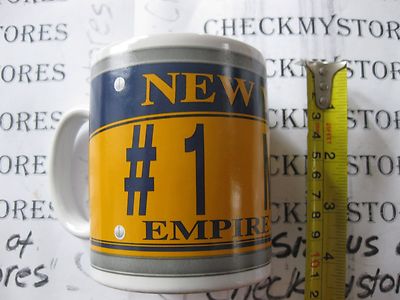 NEW #1 MOM White New York Empire State License Plate Coffee Tea Mug Cup Father's