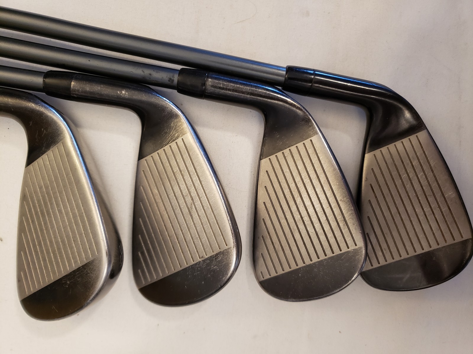 Used Callaway Steelhead Xr Pro Black Iron Set (5-PW, AW) 7 Irons - Graphite Reg