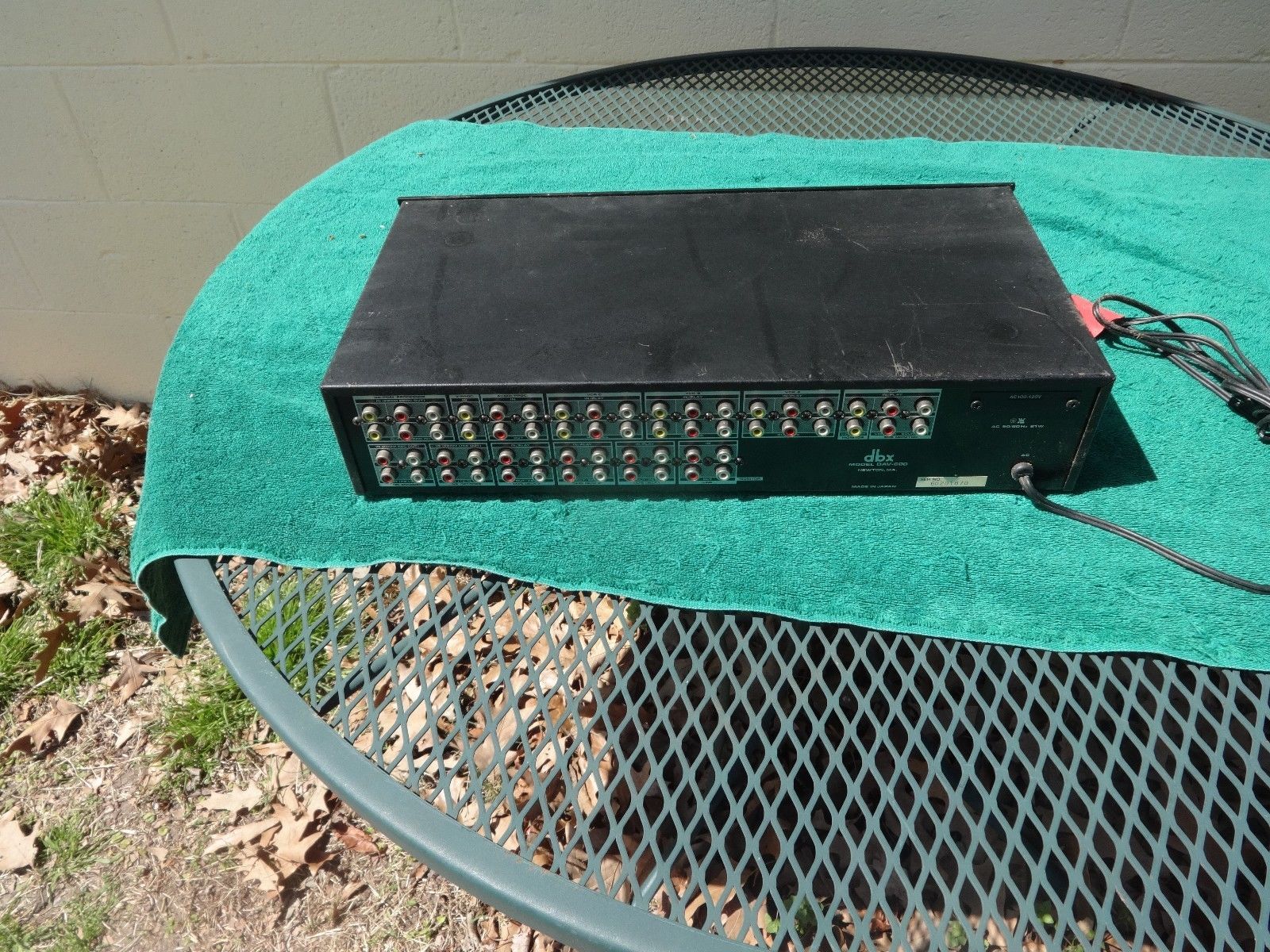 DBX DAV-600 Audio Video Program Route Selector, Vintage