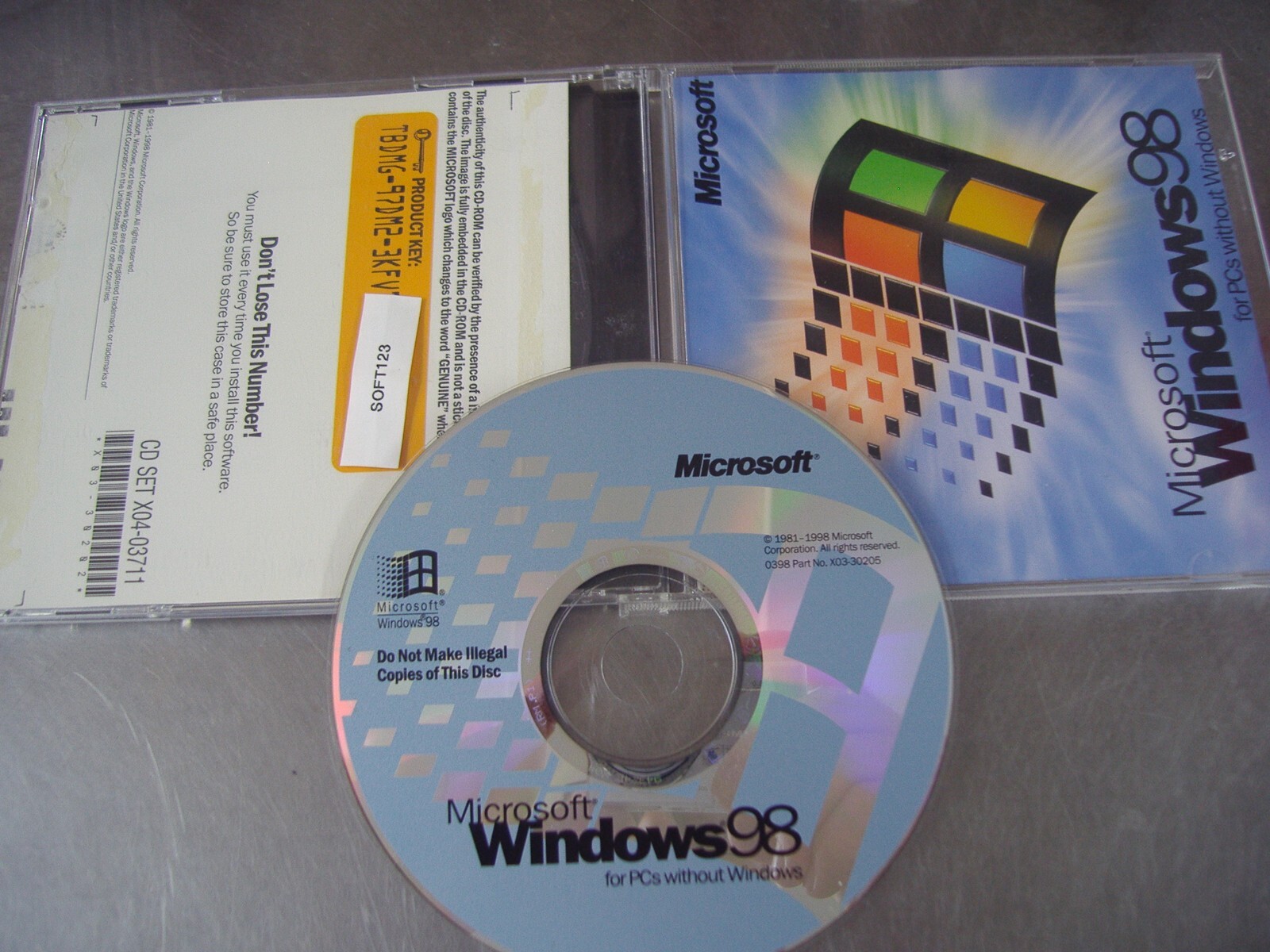 MICROSOFT WINDOWS 98 FULL RETAIL ENGLISH VERSION MS WIN 98 MICROSOFT WINDOWS 98 FULL RETAIL ENGLISH VERSION MS WIN 98