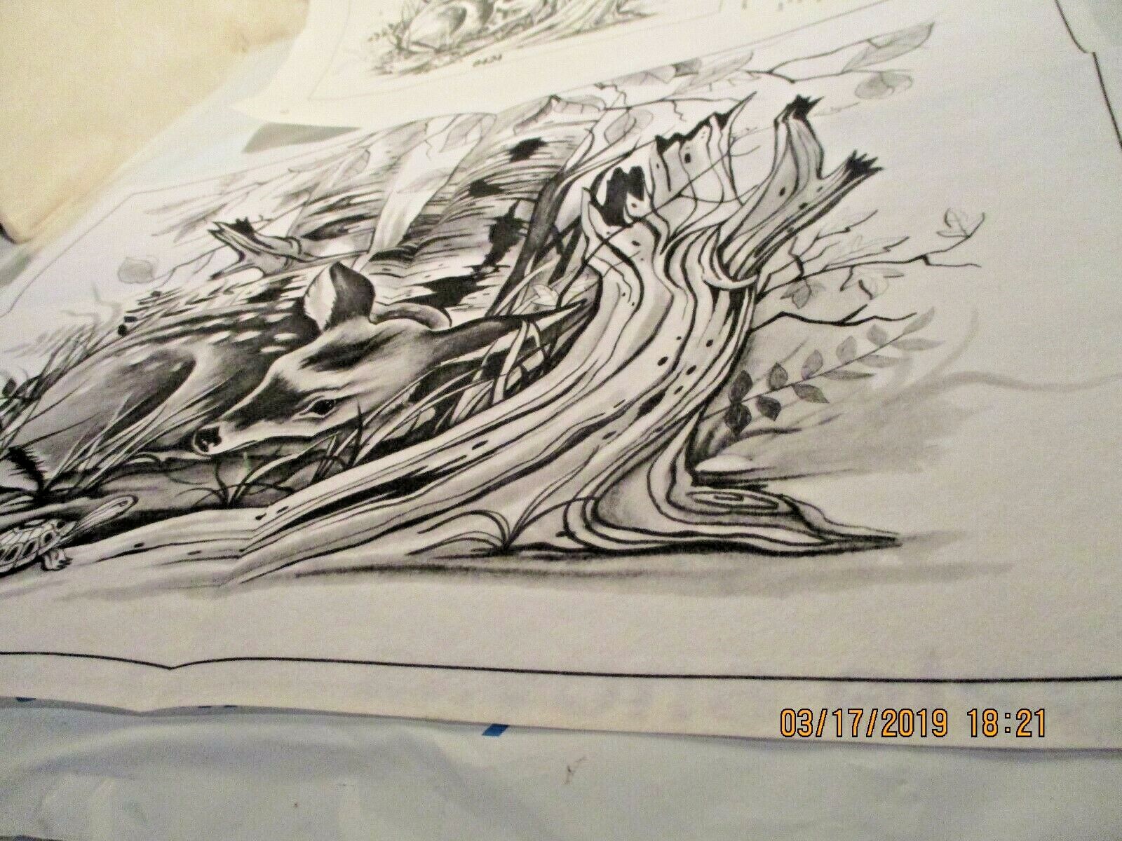 tri=chem chart 21179 sleeping deer 1977