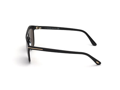 Pre-owned Tom Ford Genuine  Sunglasses Ft0835 Jasper-02 01a Black Smoke Man In Gray