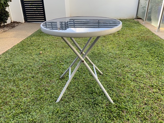 Glass Top Outdoor Table | Outdoor Dining Furniture | Gumtree Australia