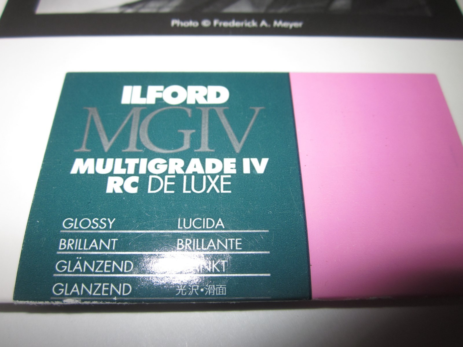 Ilford Multigrain photo paper Glossy and Satin 25 sheets each unopened