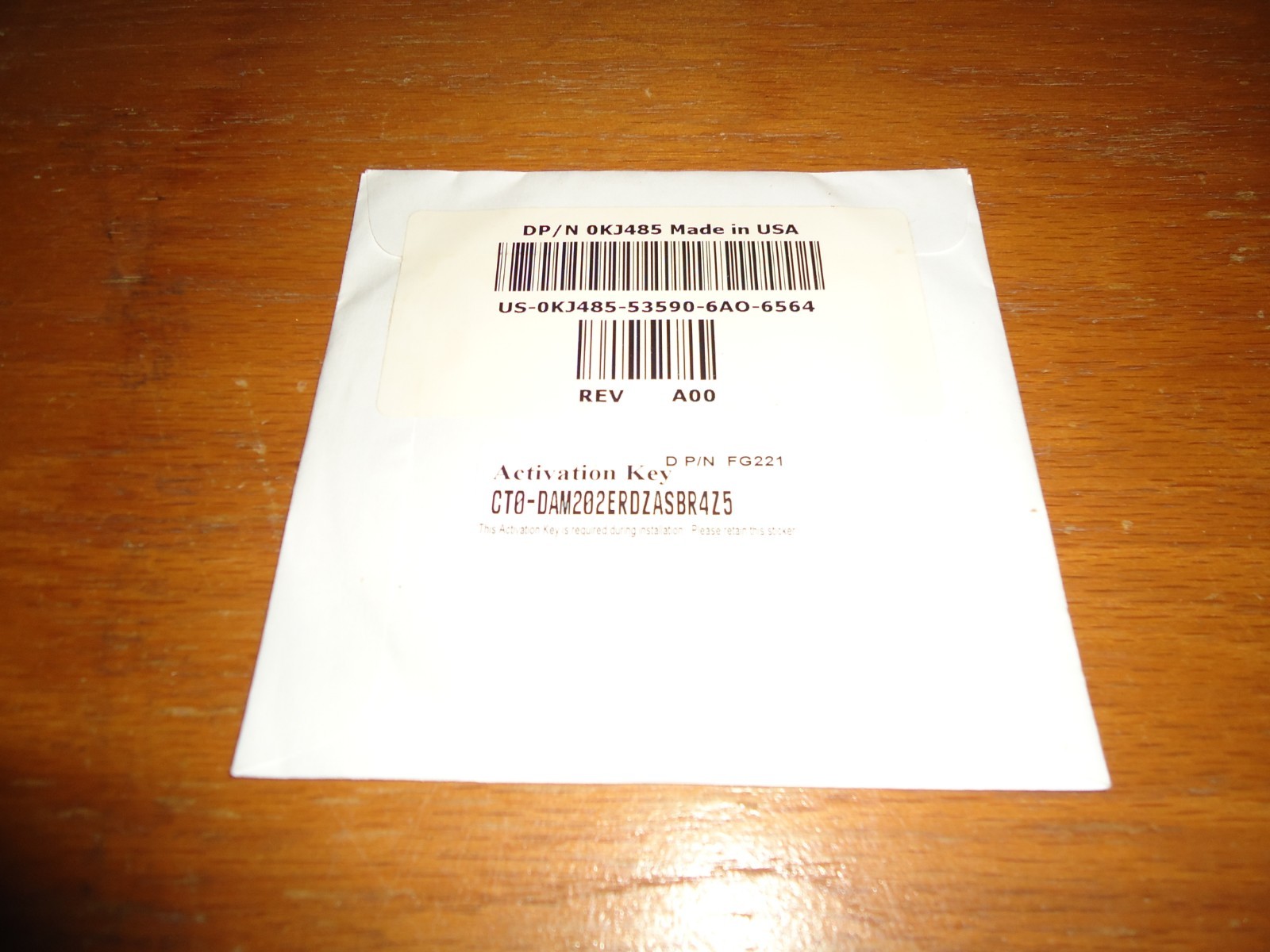 Audigy Sound Blaster Advanced MB CD  #GJ600 Revision 1.00 XP HD Audio 2000 w/Key