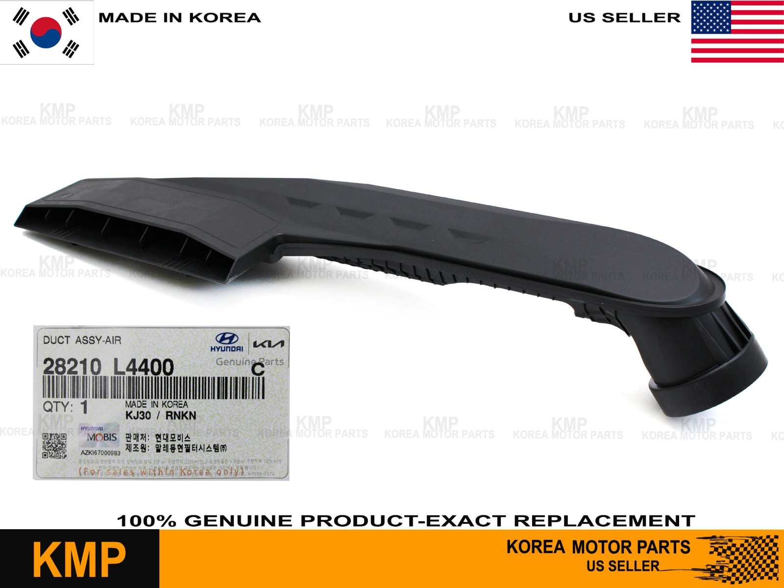 Genuine⭐Air Duct for 2020-2025 Hyundai Sonata 2021-2026 Kia K5 28210-L4400