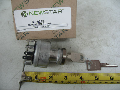 Keyed Ignition Switch S&S # S-9348 Ref. # International 1652306C91 Pollak 31-229